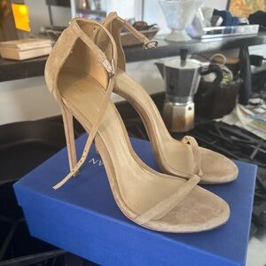Stuart Weitzman Nudist Suede Heel 11